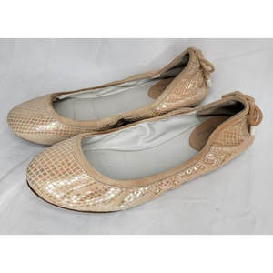 Maria Sharapova Cole Haan Size 5 B Leather Ballet Flats‎ Shoes D39605 Iridescent